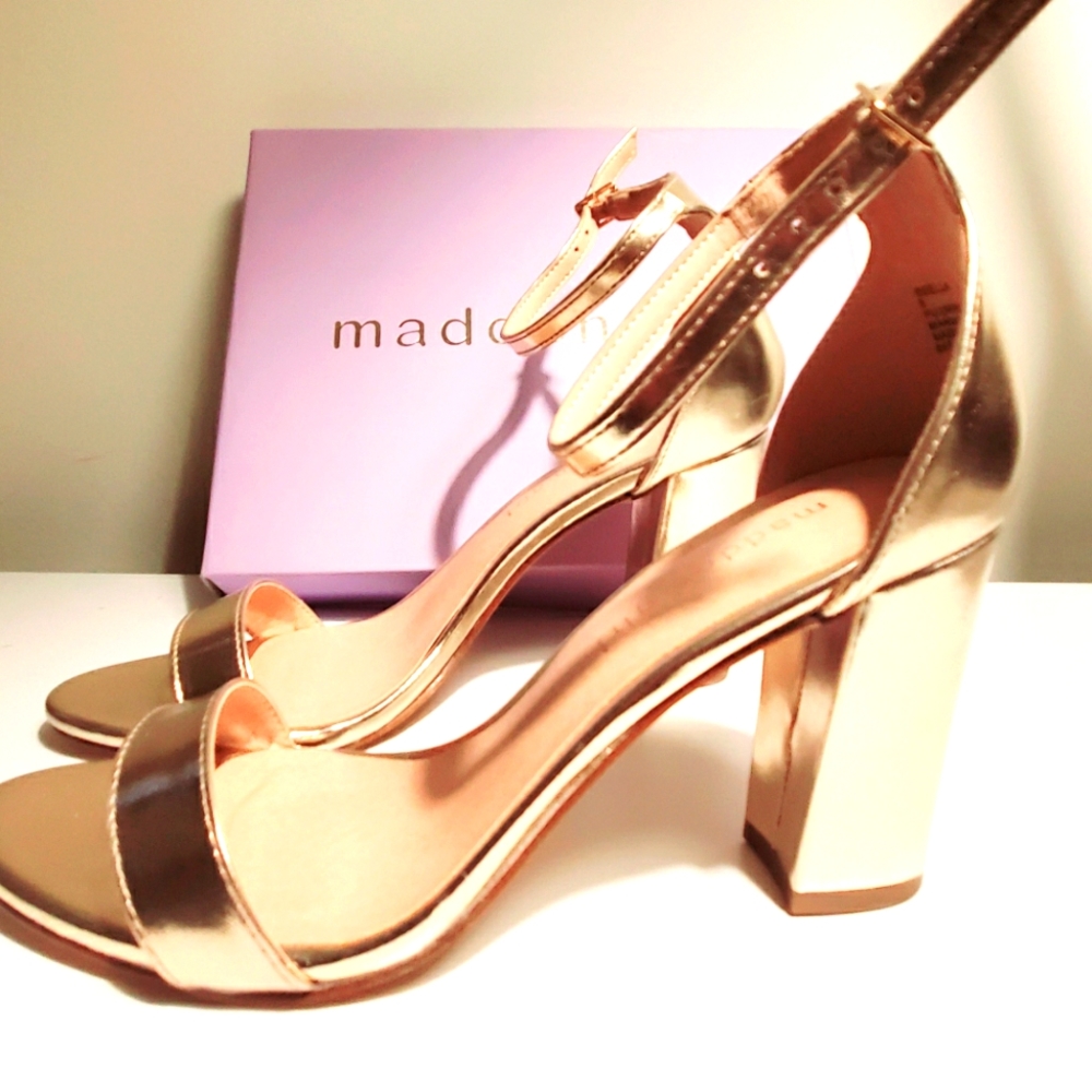 Madden Girl Rose Gold Heels